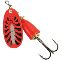 Blue Fox Classic Vibrax Size 4 Inline Spinner 3/8 oz Red Tiger