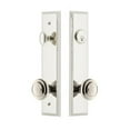 thumbnail image 4 of Grandeur 840101 Carre Solid Brass Tall Plate Single Cylinder Keyed Entry Set - Bronze, 4 of 6