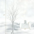 thumbnail image 4 of Costway 4ft Pre-lit White Twig Birch Tree for Christmas Holiday w/ 48 LED Lights, 4 of 10