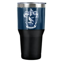 Harry Potter Ravenclaw Crest Stainless Steel Tumbler 30 oz Coffee Travel Cup, Vacuum Insulated & Double Wall with Leakproof Sliding Lid