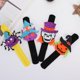 thumbnail image 2 of Clap Circles Slap Bracelet Halloween Wristband Kids Halloween Theme Felt Bracelets Kindergarten Costume Giftbag Stuffing, 2 of 3