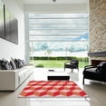 thumbnail image 6 of Ahgly Company Indoor Rectangle Patterned Neon Red Area Rugs, 6' x 9', 6 of 6
