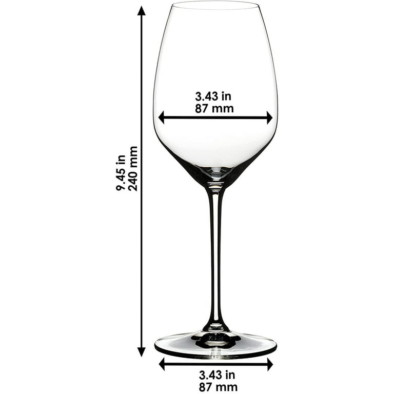 Dark Smoke Stem White Wine Glasses (Set of Two) - Hotel Collection