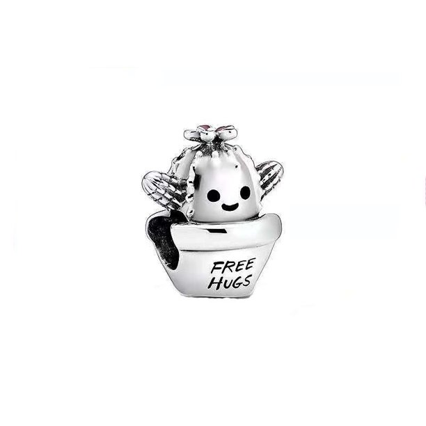 Disney dibujos animados 925 plata esterlina Winnie The Pooh Stitch encanto colgante Fit Pandora pulsera Original mujer joyería regalo Dengxun unisex