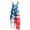Z13-Red-patriotic overalls, variant on American Flag Overalls Women with Pocket Sleeveless Casual Linen Jumpsuits Retro Red White and Blue Wide Leg Rompers Jumpers