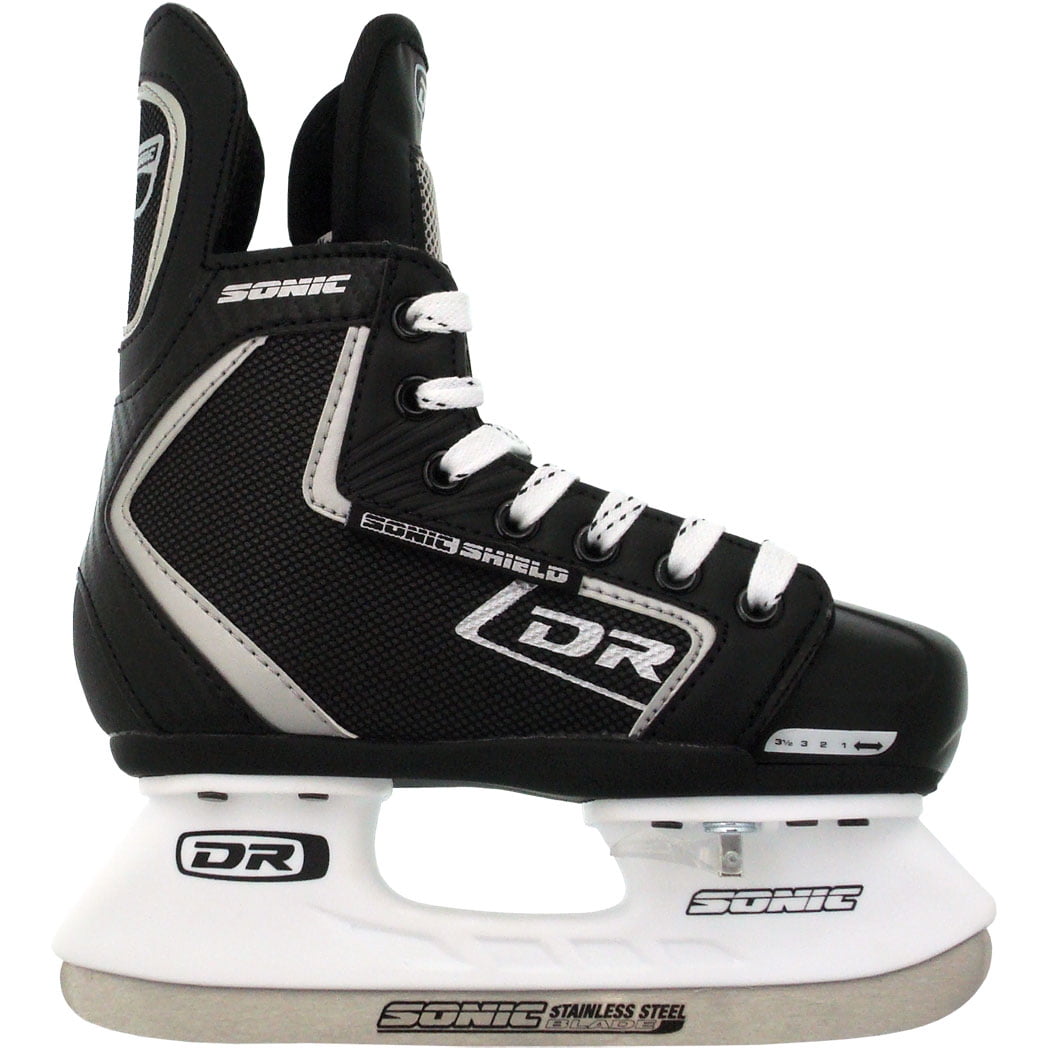 DR 114 Adjustable Youth Junior Ice Hockey Skates (Kids Size 1 4) by