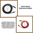 thumbnail image 3 of waltyotur Solar Wire New Energy Extension Cord, 5FT 12AWG Solar Extension Cable Wire Solar Panel Extension Cable Wire with Male and Female Connector, 3 of 6