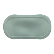 Mainstays Oval Flex Laundry Basket, Sage Plastic