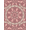 Mauve Pink, Pattern 7, variant on ODIKA Vintage Distressed Trellis Scroll Border Boho Motifs Mauve Dusty Refined Stain Resistant Low Profile for Dorm Room, Small Living Apartment