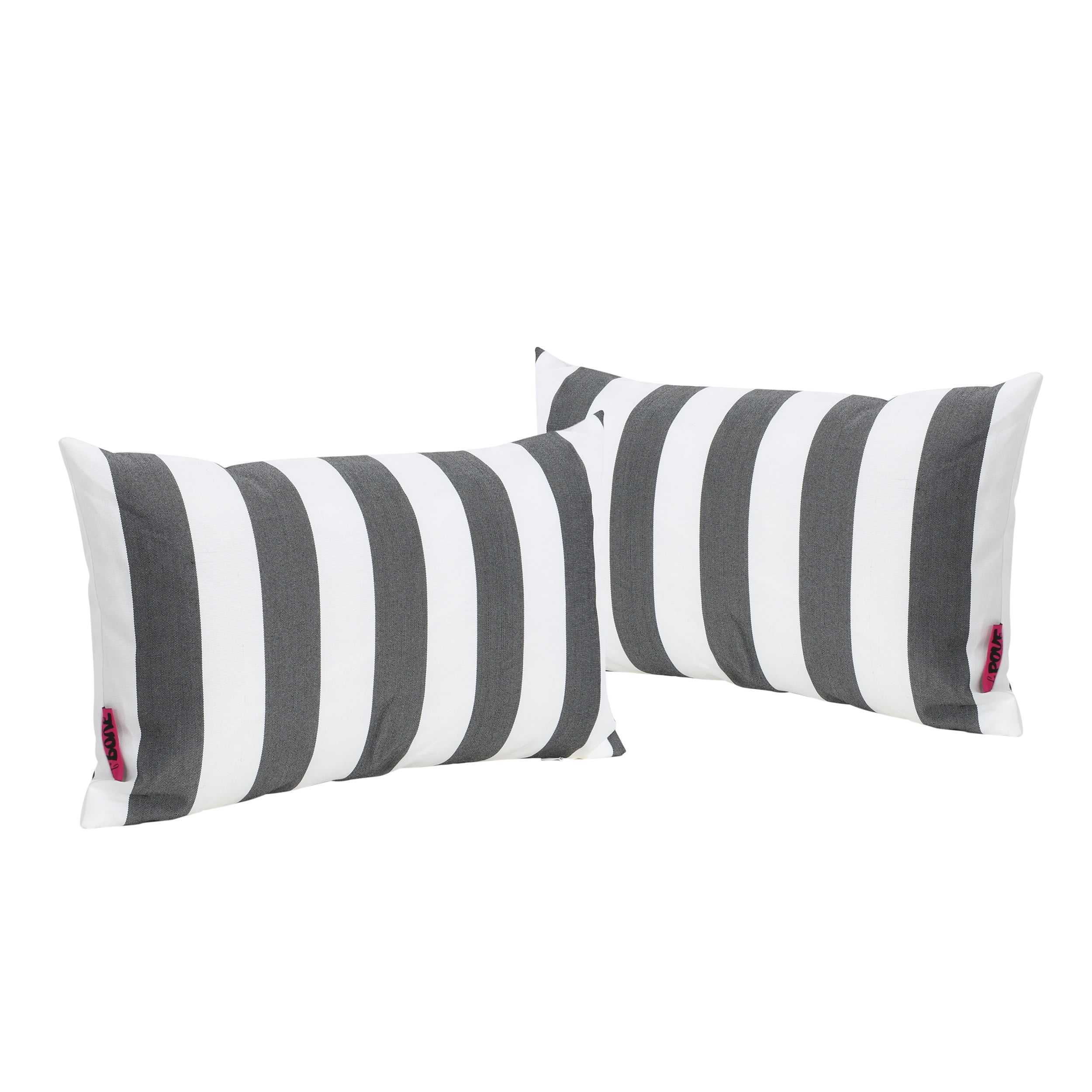 black and white outdoor pillows walmart