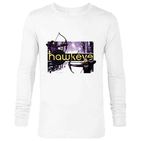 Marvel Hawkeye Clint Barton Kate Bishop Archers - Long Sleeve T-Shirt for Men - Customized-White
