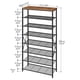 thumbnail image 3 of Shoe Rack HOOBRO Organizador de almacenamiento de zapatos de 8 niveles para 24 a 26 pares, 3 of 9