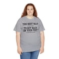 thumbnail image 5 of DJH Apparel |Best Way To Get Back On Your Feet Funny Unisex T-shirt, 5 of 8