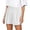 White, variant on Women's High Waist Casual Sequin Elastic Sparkly Hot Pants Party Glitter Club Elastic Leg Shorts Beige L