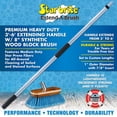 thumbnail image 5 of Star Brite  40177; Brush 8 Medium W/ 3 Foot -6 Foot Handle, 5 of 6