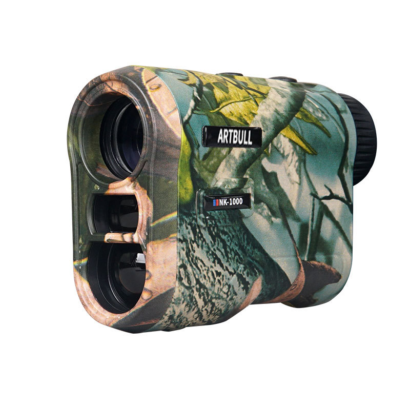 Camouflage Golf Range Finder - 1000m Hunting Laser Distance Meter with Slope Calculation, Rechargeable Telescope for Golfing & Archery, Waterproof & Portable