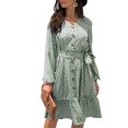 thumbnail image 1 of Vestido de mujer,Vestido de mujer Escote en V Vestido suave Vestido de mujer elaborado con cuidado, 1 of 6
