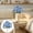 Blue, variant on Artificial Lily Flowers for Home Hotel Wedding Decor, Plastic Fake Flower Sprig Ornaments