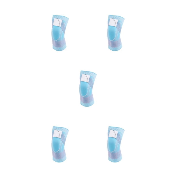 Guardurnaity Rodillera de nailon, repuesto Flexible portátil, lavable, elástico, elegante, culturismo, escalada, gimnasio, soporte, azul S Type2 NO2
