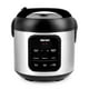 thumbnail image 1 of AROMA® - Arrocera digital, 4 tazas (sin cocinar) / 8 tazas (cocida), vaporizador, multicocina, olla de avena, mantiene caliente automáticamente, 2 cuartos de galón, exterior de acero inoxidable, 1 of 5