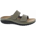 thumbnail image 2 of Drew Shoes Cruize 19179 Womens Casual Sandal Leather Velcro 5 Wide Green/Leather, 2 of 2