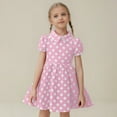 thumbnail image 2 of TAIAOJING Toddler Outfits Sets Party Sleeveless Gown Dress Kid Dots Prints Floral Children Princess Clothes Girls Dresses Cute 5-6Y, 2 of 9