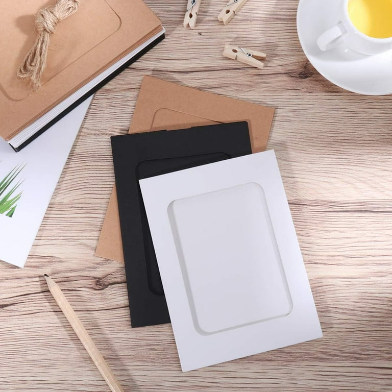 Triani 4 x 6 inch Paper Picture Frames,DIY Photo Frames