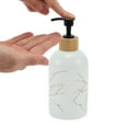 thumbnail image 3 of Unique Bargains 1 Pc Simple Cylindrical Soap Pump Dispenser for Bathroom Hotel 400ml White, 3 of 6
