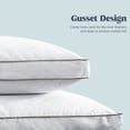 thumbnail image 3 of Juego estándar de 2 plumas de ganso y plumas de ganso Pillow Puredown®, 3 of 8