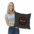 thumbnail image 2 of Marvel Deadpool 3 Aim For The Middle Throw Pillow, 18 x 18 inches, 2 of 6