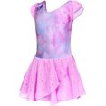 thumbnail image 7 of Oudiya 3-9 Years Ruffle Sleeve Ballet Leotard Dance Dress Tutu Skirt Outfits for Girls Gymnastics, 7 of 7