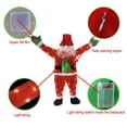thumbnail image 3 of Blusa Decoración colgante esponjosa de Papá Noel con regalos de fiesta con luz LED (luz de color Ygjytge luz de colores 110cm Única para Unisex, 3 of 9