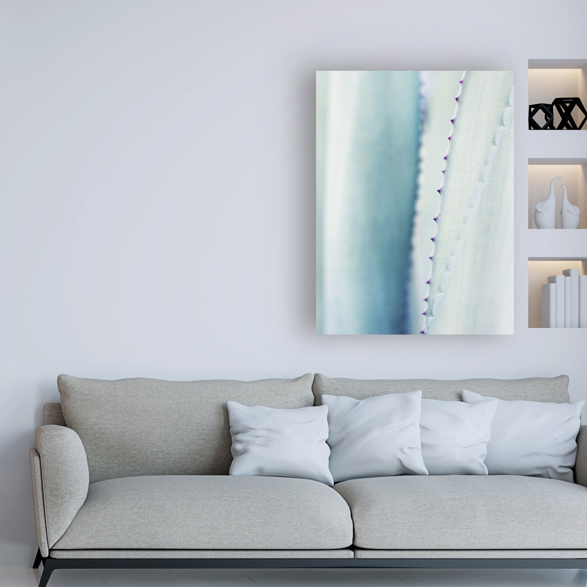 Trademark Fine Art 'Pale Blue Agave No. 2' Canvas Art by Lupen Grainn