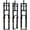 27.5 inch, variant on 27.5"/29" Thru Axle Boost Mountain Bike Air Suspension Fork,1-1/8 Straight Steerer,15x110mm Thru Axle,Rebound Adjustment,180mm Travel,Downhill Fork for Mountain Bike AM FR DH ect.