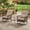 white 2 pcs A, variant on Gaderth 1 Chair-Piece Rattan Patio Rocking Chair,Cushions & Pillows, Wicker Garden Conversation Sofa – All-Weather, Outdoor Use