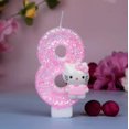 thumbnail image 1 of Hello Kitty Bougies Numériques en Forme de Chat, Décoration d'Anniversaire pour Enfants, Cadeau de Fête Unique, 1 of 10