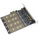 thumbnail image 2 of Adaptador PCIe a NVME B Key M2 M.2 4 Puertos NGFF SATA SSD 10 Gbps a PCI Express X1 Adaptador PCI-E M.2 Expansion Card Riser, 2 of 5