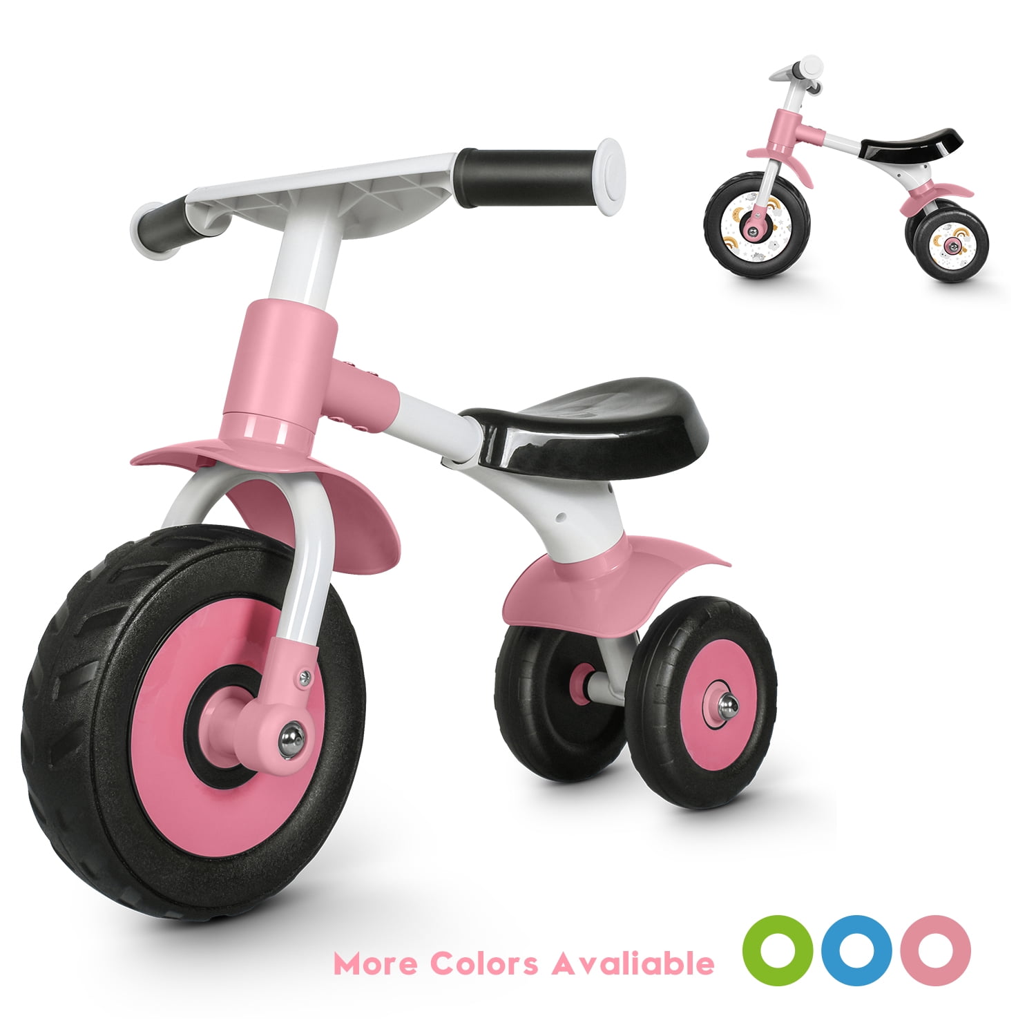 besrey Balance Bike Light Weight Kids Tricycle Toddler Bike for 1-5 Years Old Ultimate 3-in-1 Design Baby Bike