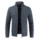 thumbnail image 4 of Suéter de hombre, abrigo holgado, cárdigan de punto informal para jóvenes, diseño de ajuste holgado, estilo versátil, 4 of 6