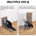 thumbnail image 6 of FluffyDream Cat Scratcher, L Shape Cat Scratch Pad Wall Mounted, Cat Scratching Cardboard with Ball Toy, 6 of 8