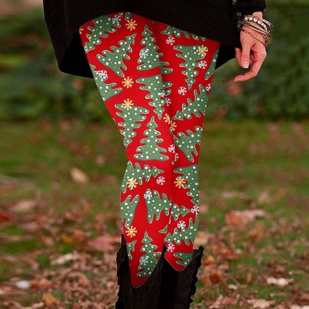 WILLBEST Leggings Estampados Para Mujer, Pantalones de Yoga de Cintura Alta, Elásticos, Cómodos, Para Correr, Gimnasio, Ropa Informal 321 Chica