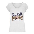 thumbnail image 4 of Camisetas sin mangas con cuello en V de verano para mujer, camisetas de manga corta con estampado de elementos de béisbol Retro OAVQHLG3B Store  lin121212, 4 of 4