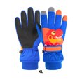 thumbnail image 3 of Sonducket Los guantes de esquí de invierno para niños se mantienen abrigados y secos en las pistas con estos guantes impermeables y resistentes guantes y mitones azul zafiro SG, 3 of 6