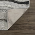thumbnail image 4 of BoutiqueRugs Liverpool Modern Abstract Large Area Rug - Contemporary Marble Print Carpet for Living Room - Light Gray, Medium Gray, Off White - 7'10" x 10' (8x10), 4 of 12
