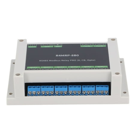 M Buder Relay Module 8 Channel 485 Rail RTU Optocoupler Isolation Module for Industrial Automation, Heavy Duty Electrical System Relay, 6.69 inches / 17.00 cm, 1 Pack