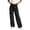 Black, variant on Women High Waist Printed Denim Pants Y2K Floral Bow Print Wide Leg Jeans Loose Casual Trousers