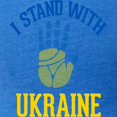 thumbnail image 3 of CafePress - I Stand With Ukraine Support Ukraine T Shirt - Womens Football Shirt, 3 of 4