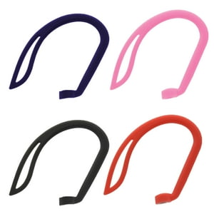 AURARMLET 4Pcs Flexible Silicone Protective Ear Hooks for Wireless Earbuds Washable and Replaceable