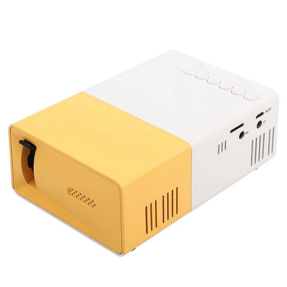 Mini Proyector Con Pantalla 1080p, Alto Brillo, Interfaz de Entrada Múltiple para Cine en Casa, Entretenimiento al Aire Libre y Viajes