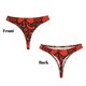 thumbnail image 3 of Fotbe Tomatoes And Chili Tanga Sin Costuras para Mujer con Estampado – Panties Invisibles, Transpirables y Cómodos para Uso Diario-Large, 3 of 6
